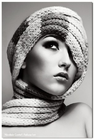 Raluca with scarf